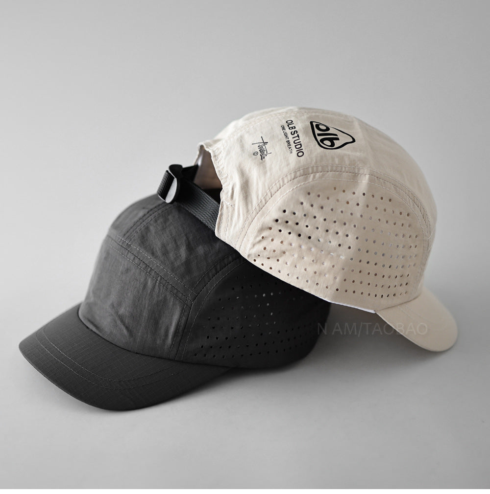 Breathable Mesh Baseball Cap with Short Brim | Sun Protection