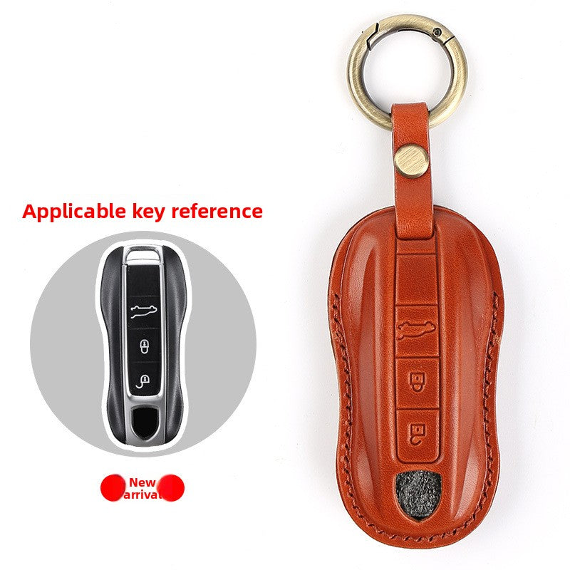 Genuine Leather Key Case | Premium Cowhide Key Protection