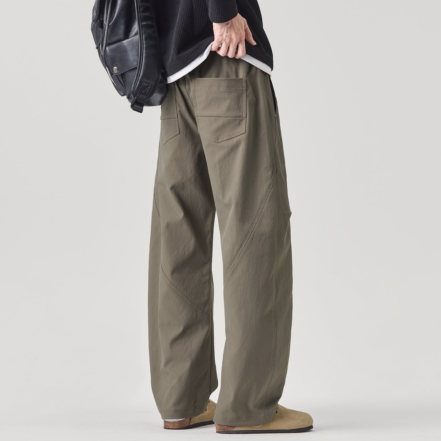 Men's Elastic Waist Wide-Leg Casual Pants | Versatile Style