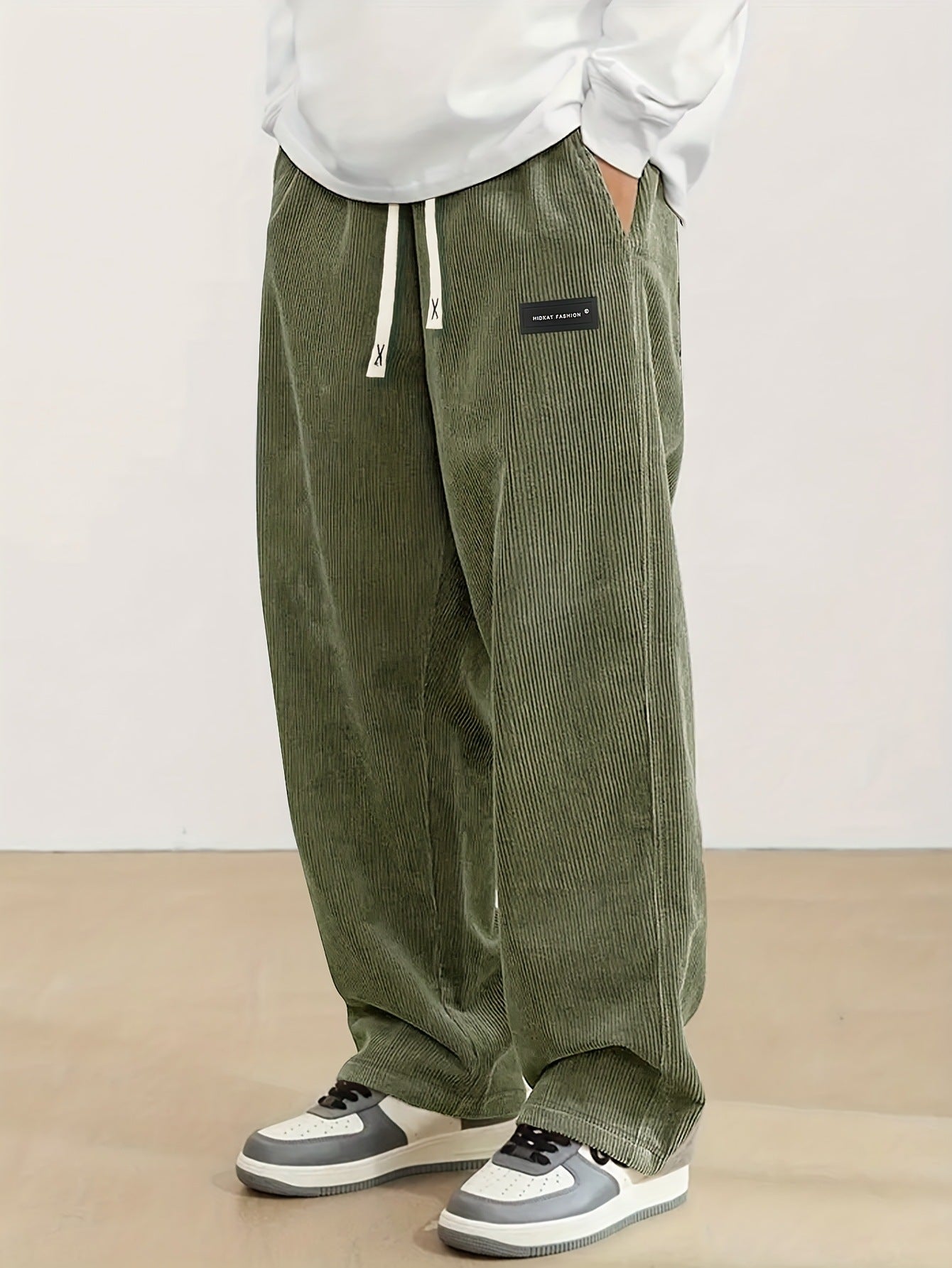 Men's Straight Leg Corduroy Casual Pants | Comfortable & Versatile