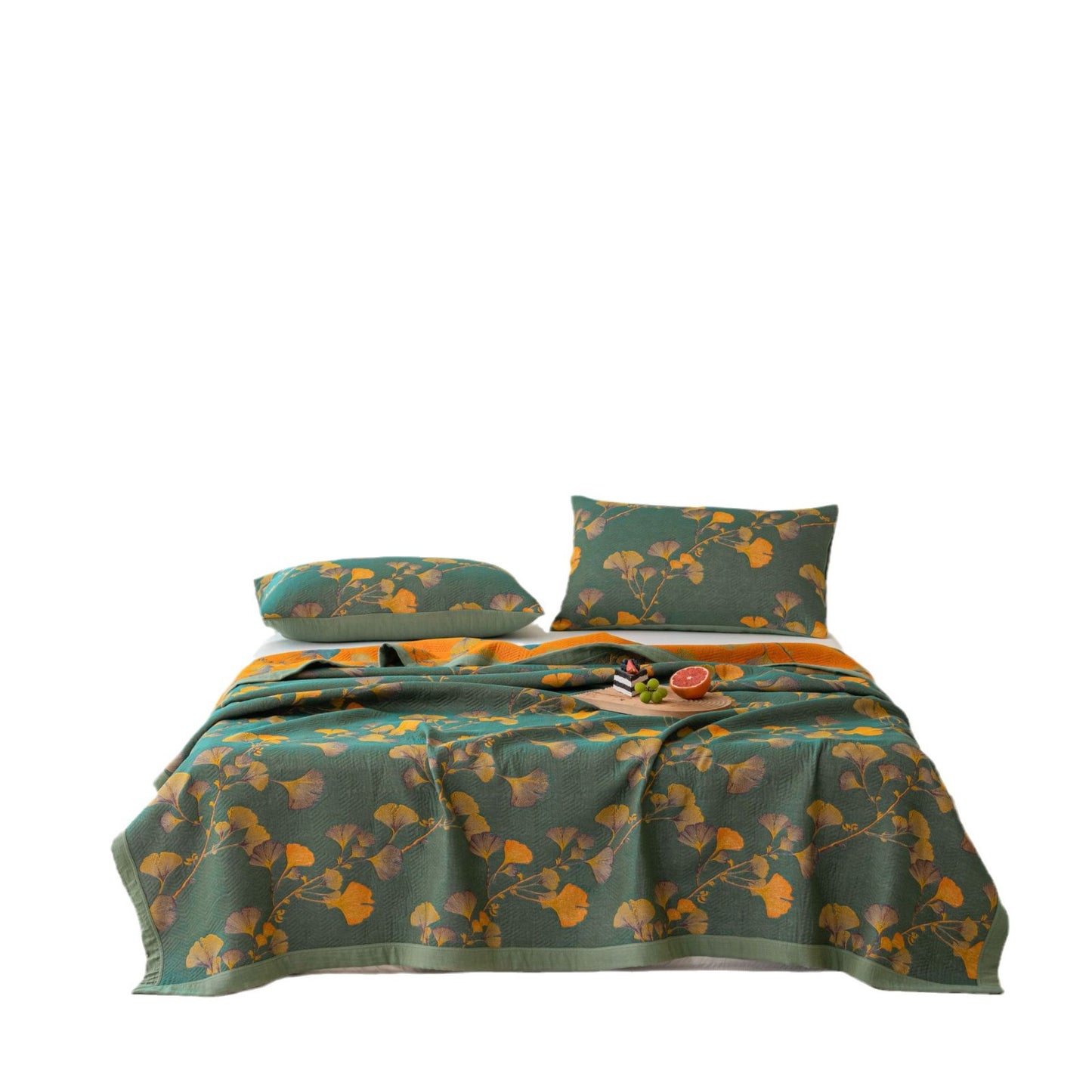 Jacquard Gauze Bed Cover Blanket | Elegant Lightweight Comfort