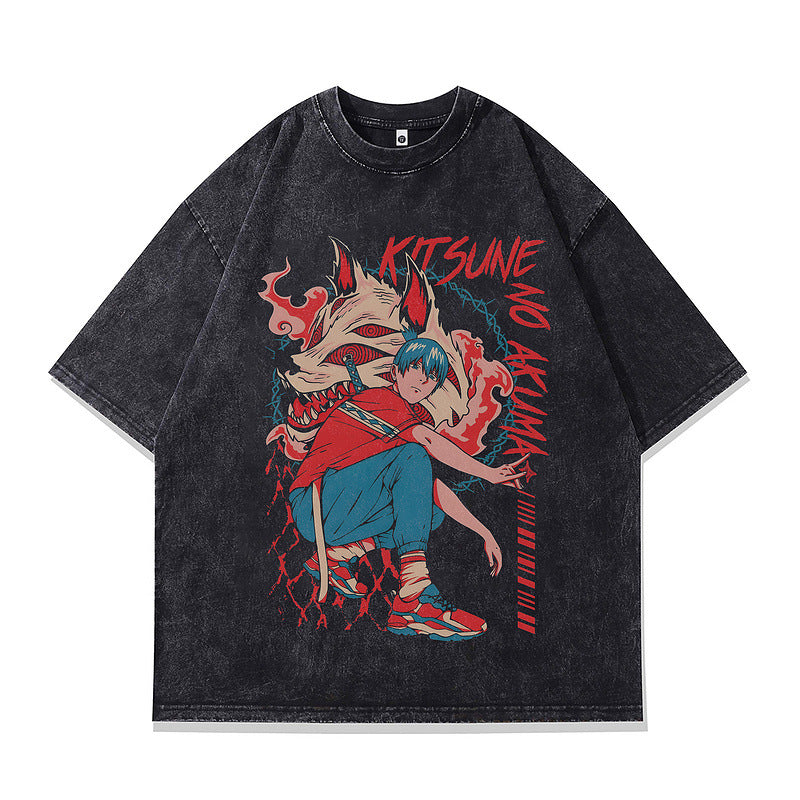 Stylish Unisex T-Shirt with Unique Anime Print Design