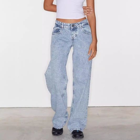 Women's Straight Leg Denim Jeans | Timeless Comfort & Style