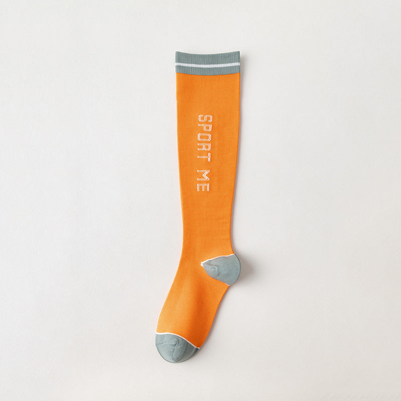 Women's Striped Compression Sports Socks | Comfort & Support