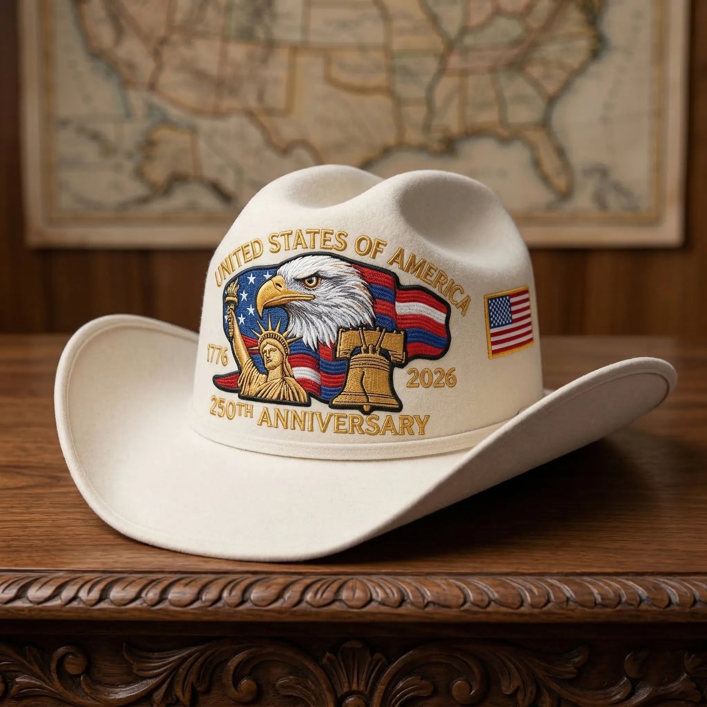 Elegant Anniversary Cowboy Hat | Stylish Sun Protection Accessory