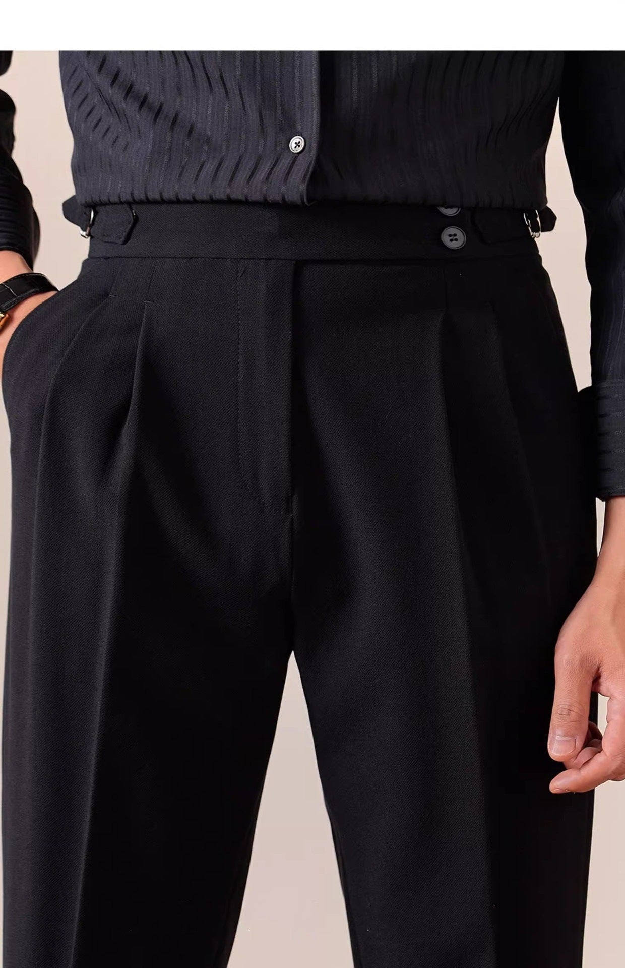 Sophisticated High Waist Straight Leg Trousers for Women