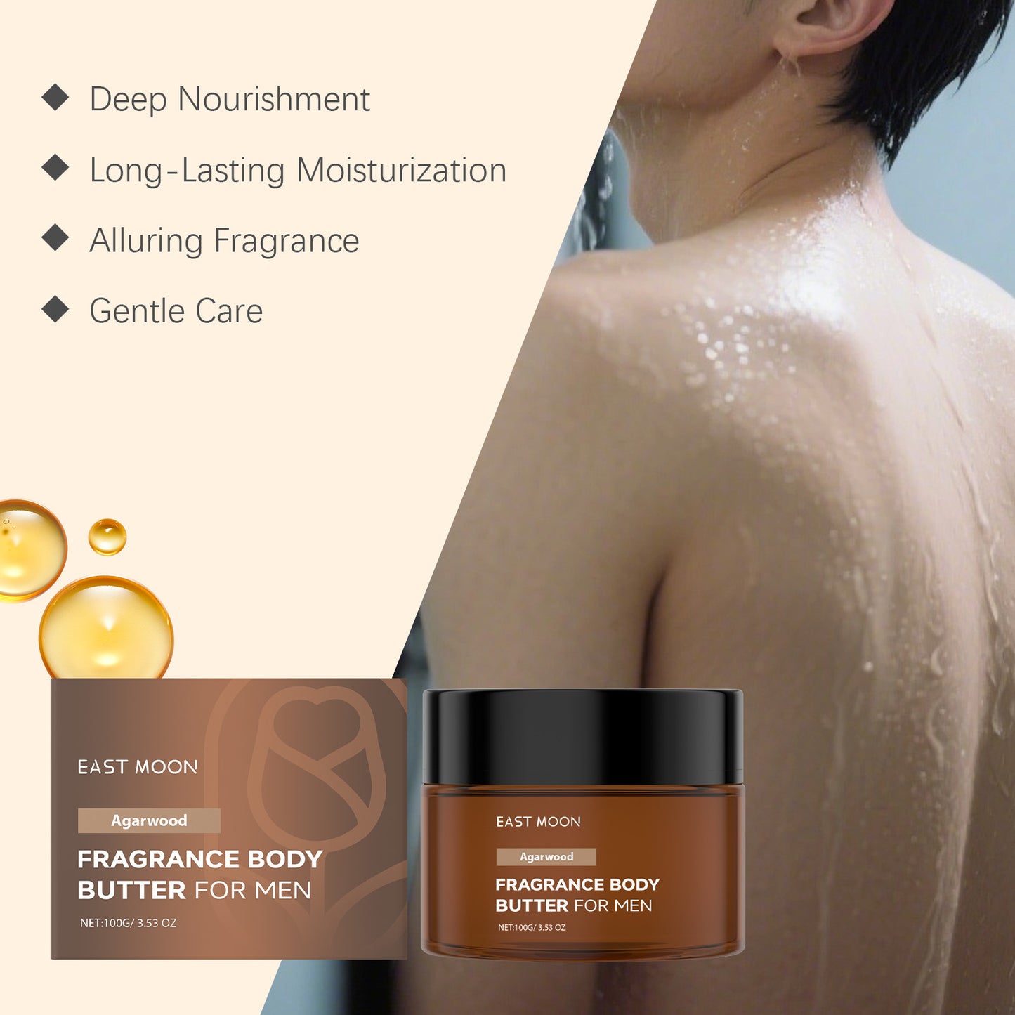 Men's Fragrance Body Lotion | Deeply Moisturizing Cream for All-Day Freshness