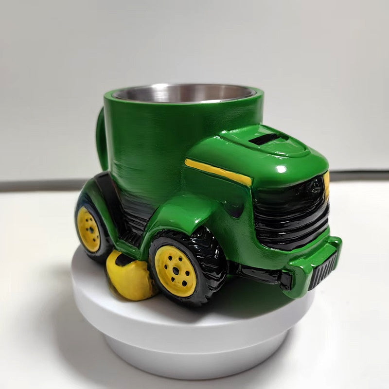 Vintage Melamine Mug | Unique Farm Equipment Design