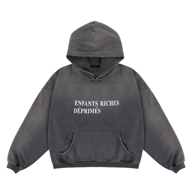 Gradient Fleece Hooded Sweatshirt | Stylish & Cozy Casual Wear