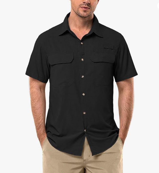 Men's Quick-Dry Short Sleeve Shirt | Ultimate Comfort & Style