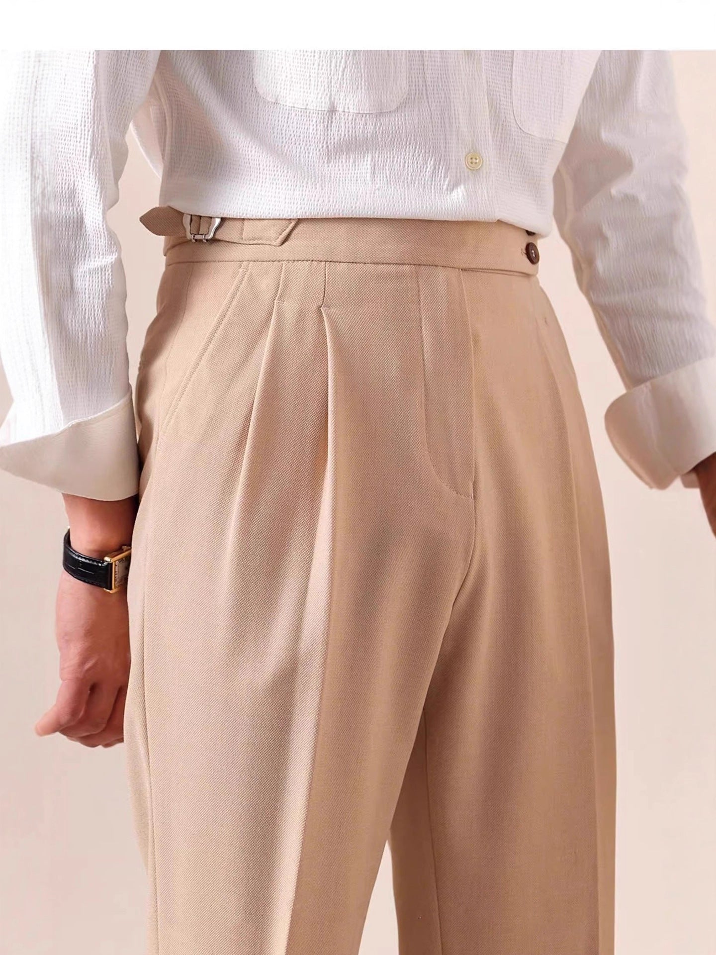 Sophisticated High Waist Straight Leg Trousers for Women