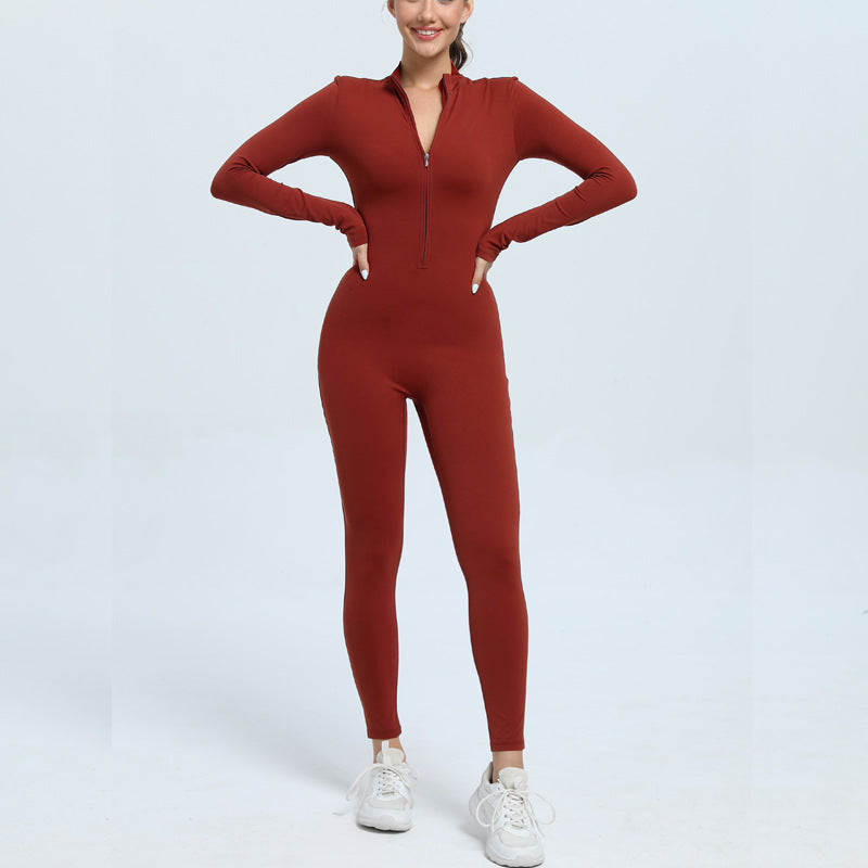 Long Sleeve Yoga One Piece Suit | Comfortable Activewear for All