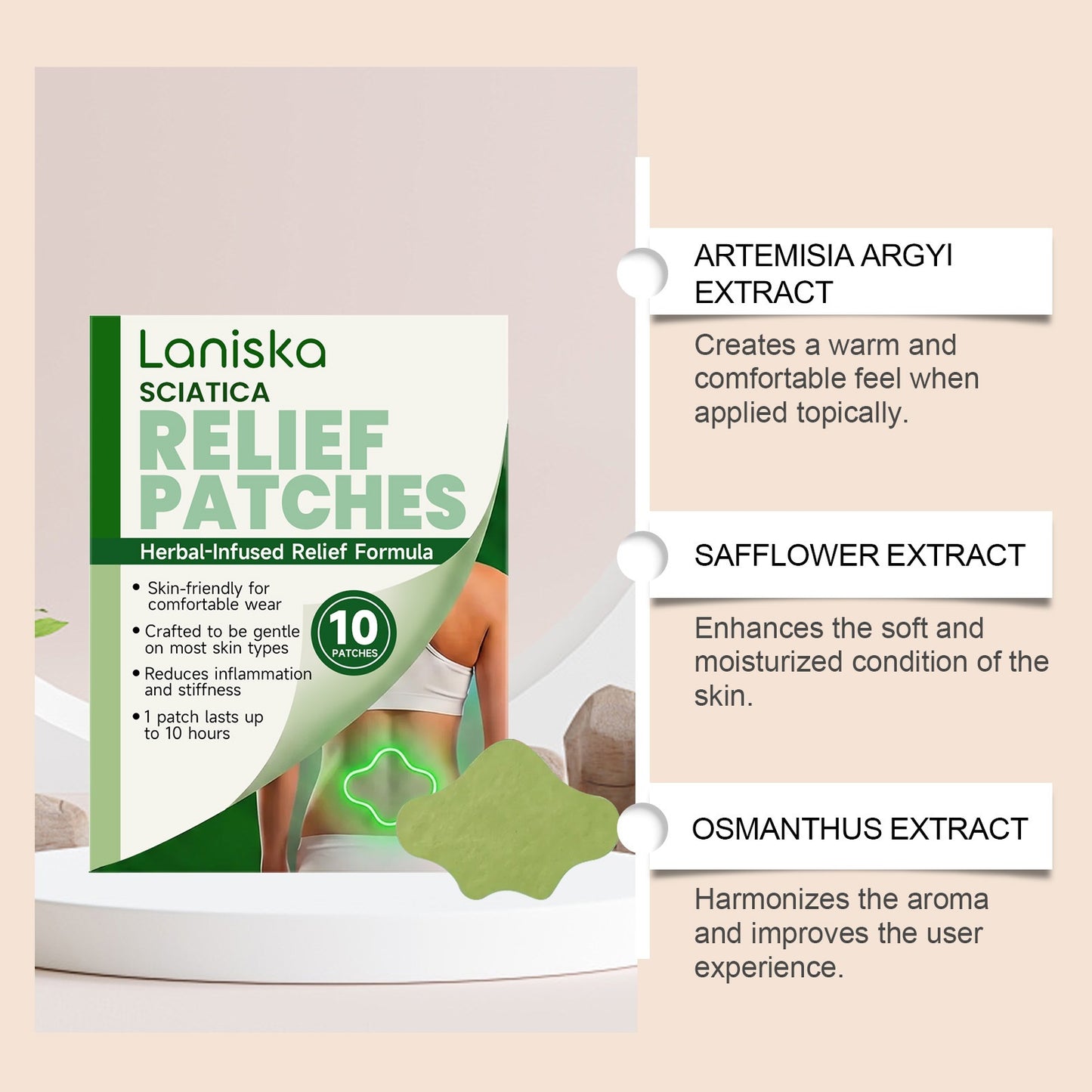 Laniska Herbal Care Patch for Body Comfort