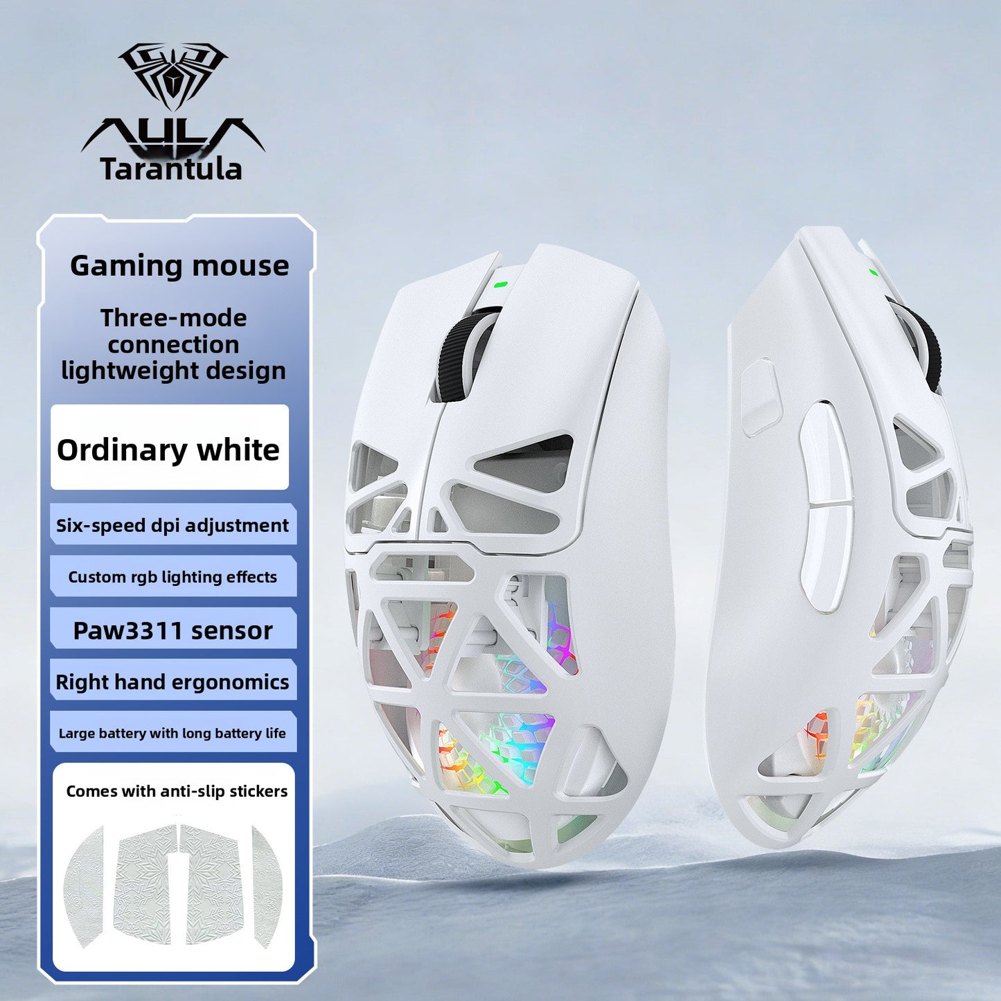 Tri-Mode Wireless Gaming Mouse | Lightweight High Precision Performance