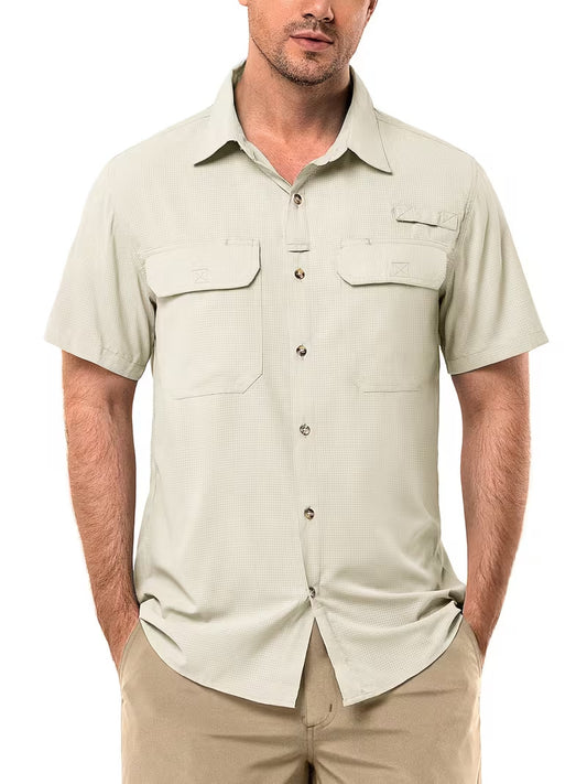 Men's Quick-Dry Short Sleeve Shirt | Ultimate Comfort & Style