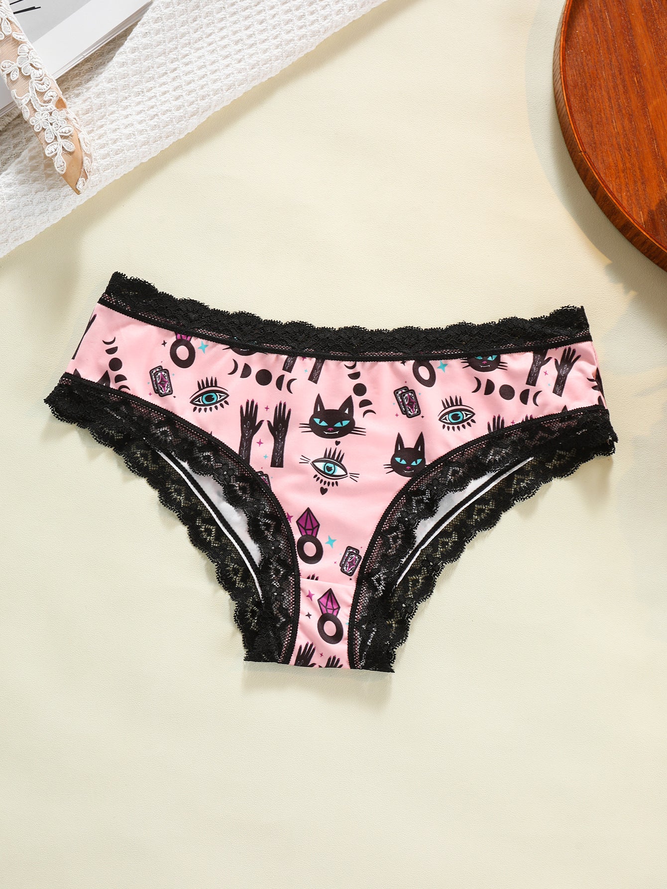 Gothic Style Lace Girl's Underwear | Unique Feminine Comfort