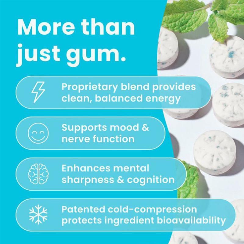Mint Chewable Energy Candy | Refreshing Energy Boost Treat