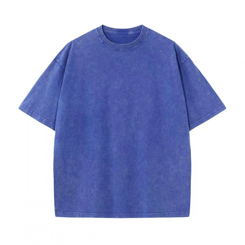 Vintage Washed Cotton T-Shirt | Soft, Trendy, and Customizable