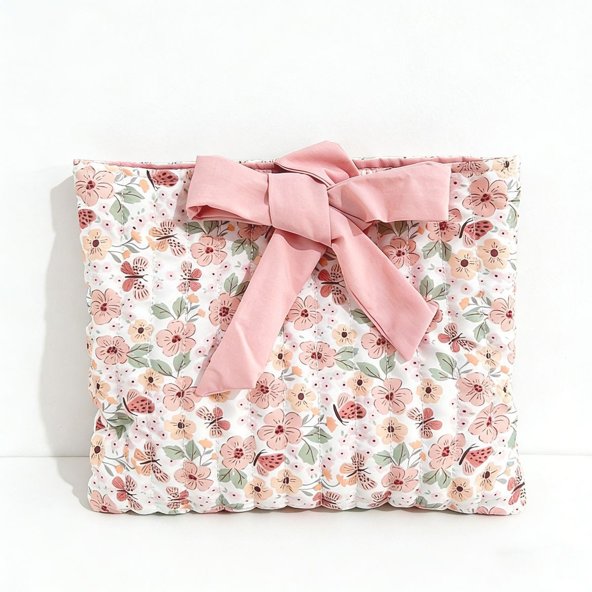 Floral Fabric Cosmetic Bag | Chic Storage Solution for Beauty Essentials
