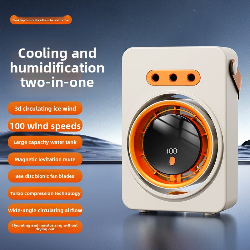 Versatile Desktop Spray Fan | Efficient, Quiet Humidifier