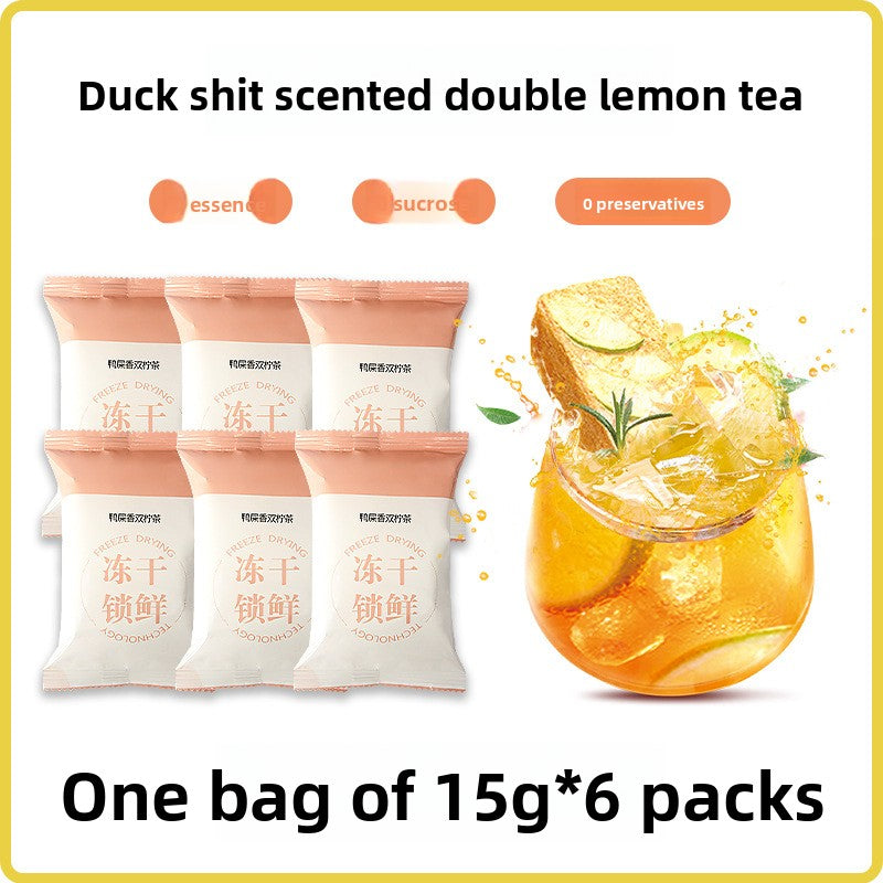 Delicious Freeze-Dried Fruit Tea Blocks | Instant Hydration