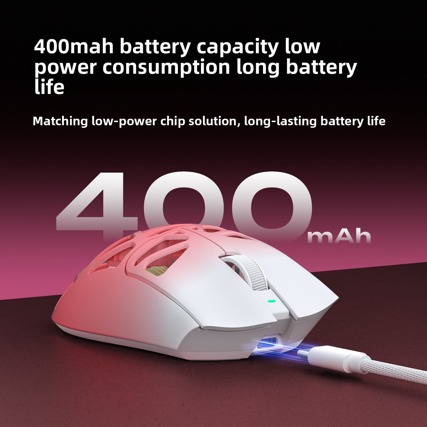 Tri-Mode Wireless Gaming Mouse | Lightweight High Precision Performance