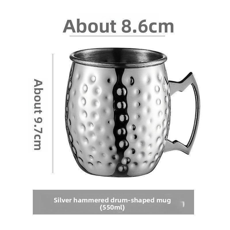 Hammered Cocktail Cup | Premium Stainless Steel Drinkware