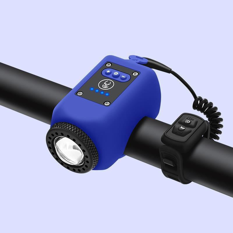 USB Rechargeable Bicycle Headlight with Horn | All-Weather Safety