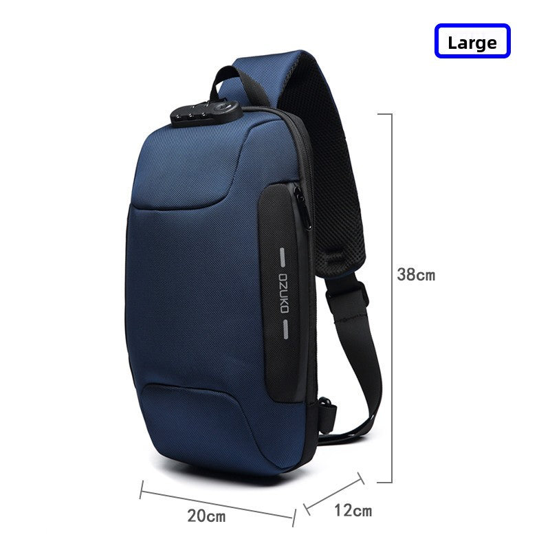 Waterproof Tactical Chest Bag for Men | Multi-Functional Crossbody