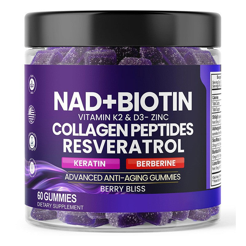 Vitamin Gummies with Biotin & NAD+ | Nutritional Support Gummies