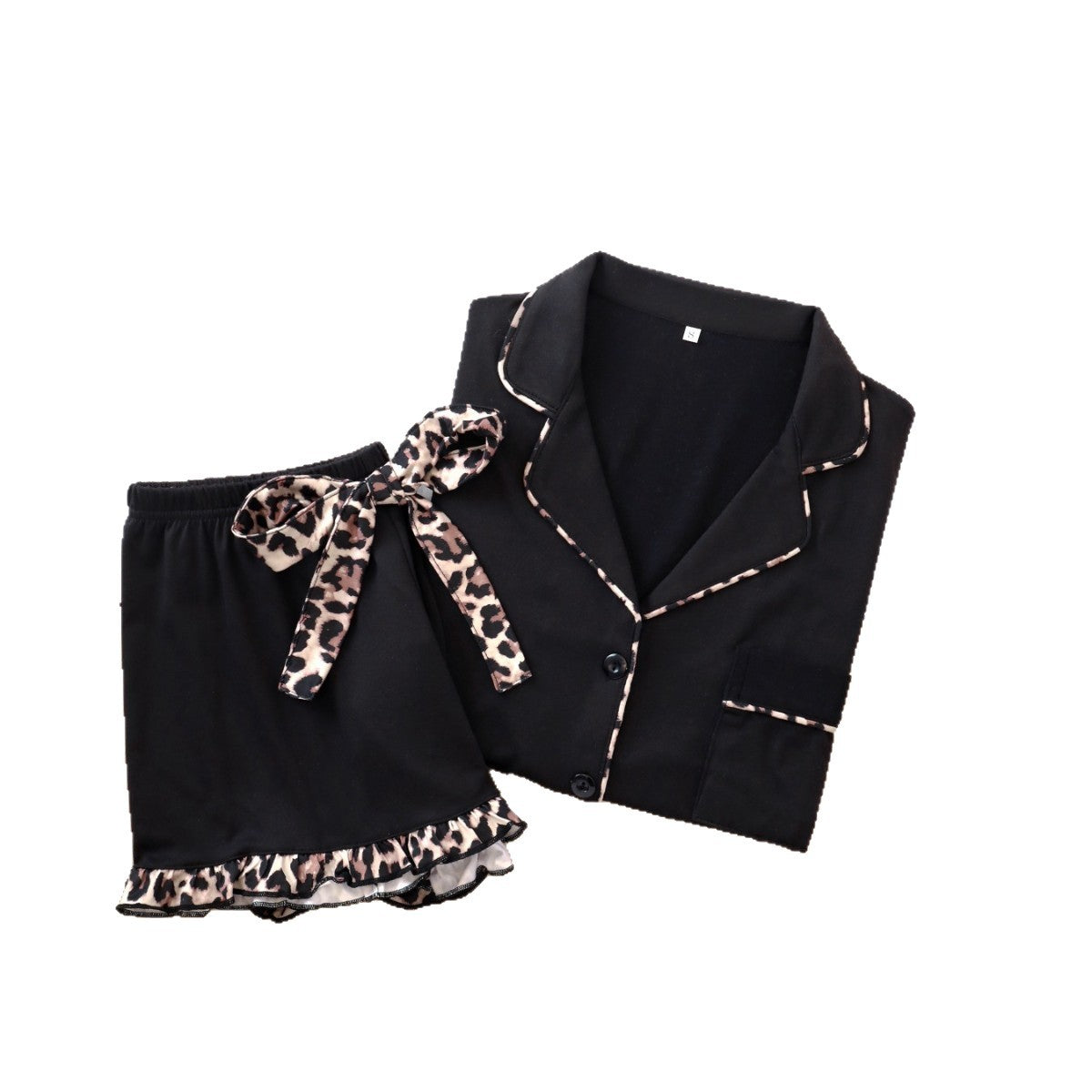 Women's Milk Silk Loungewear Set with Ruffle Shorts | Ultimate Comfort