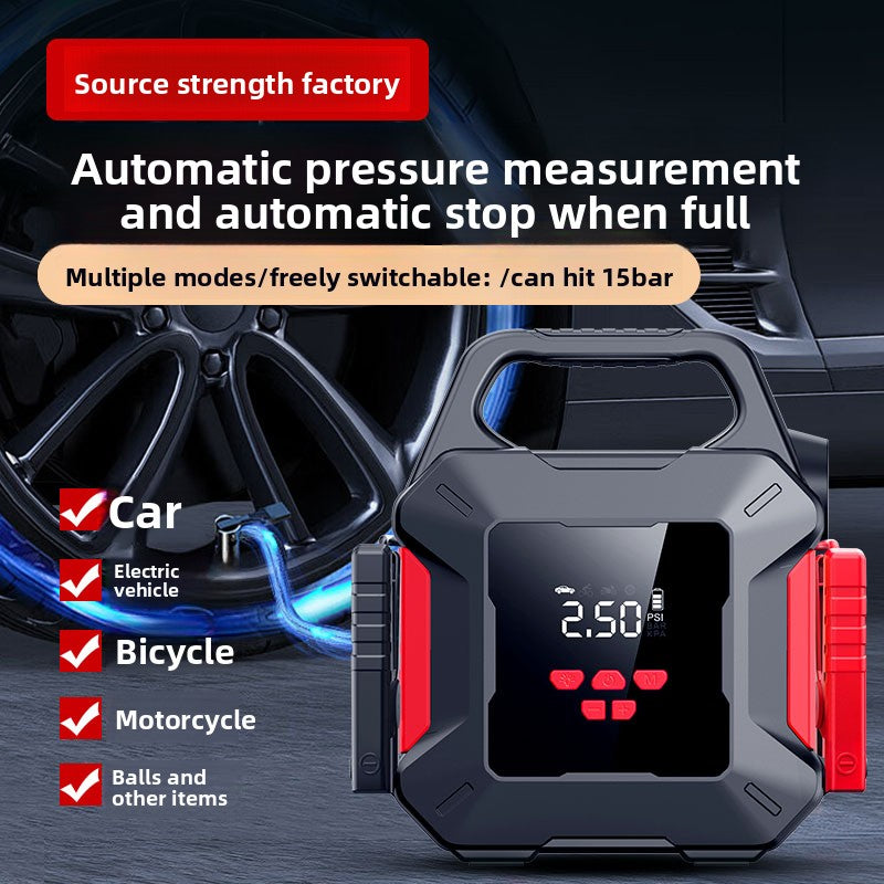 All-In-One Car Emergency Start-Up & Air Pump Device