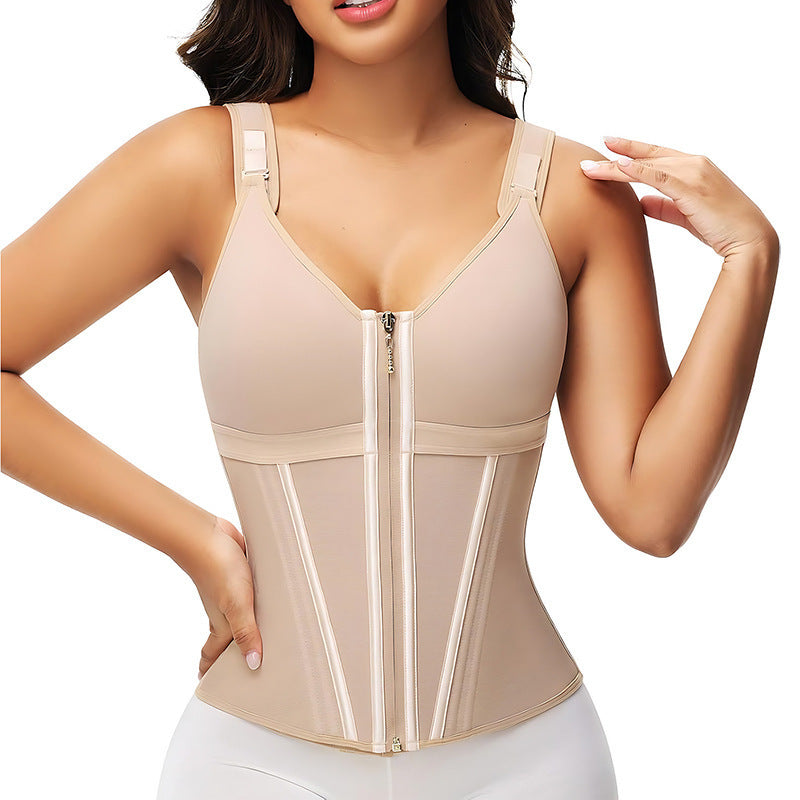 Women's Shaping Zipper Vest | Enhance Your Silhouette Comfortably