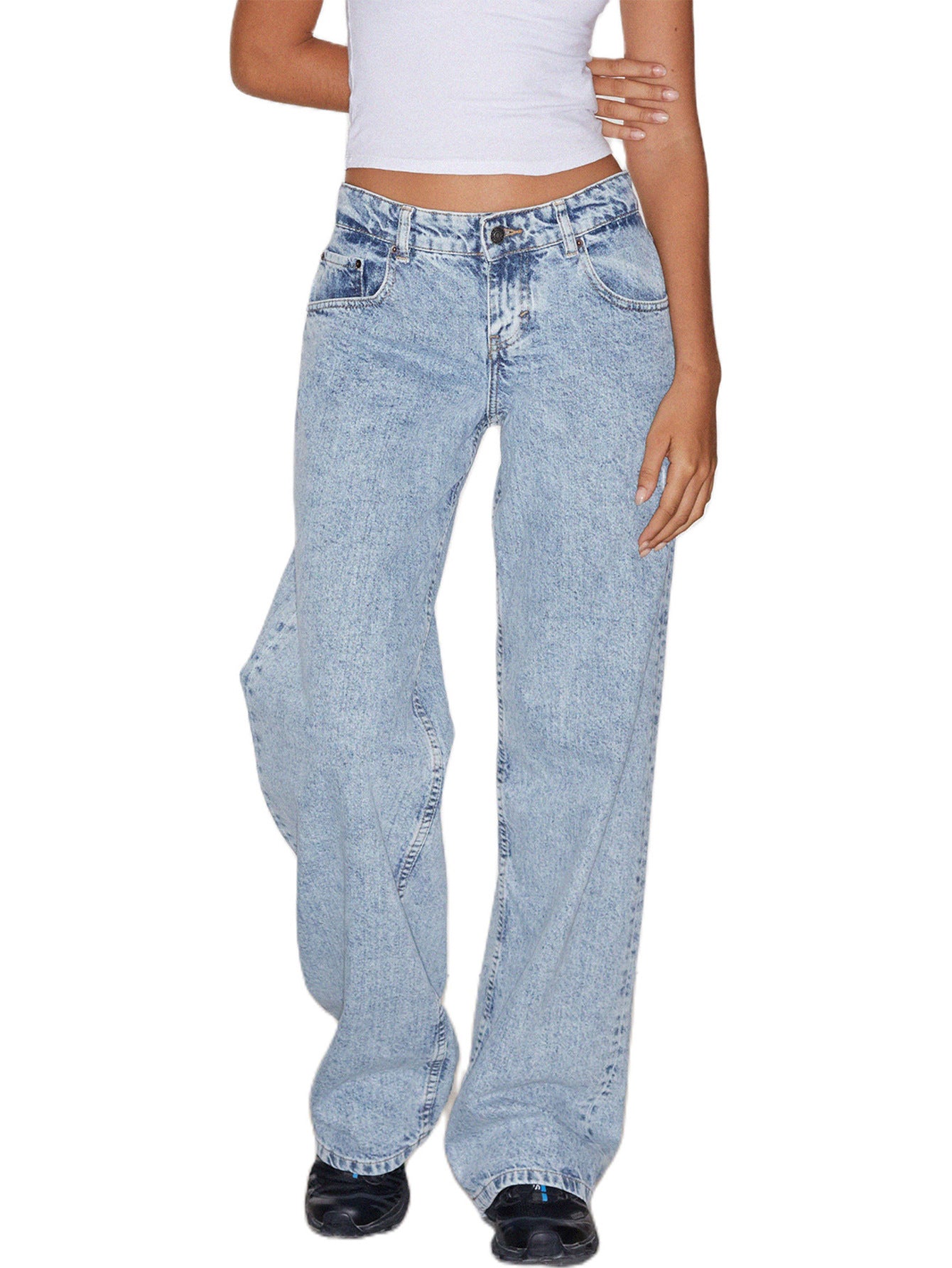 Women's Straight Leg Denim Jeans | Timeless Comfort & Style