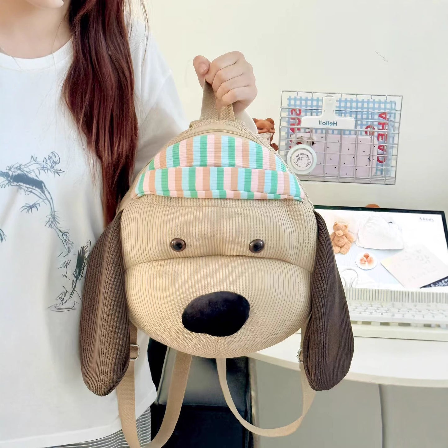 Cute Puppy Plush Backpack for Kids | Adorable & Spacious Design