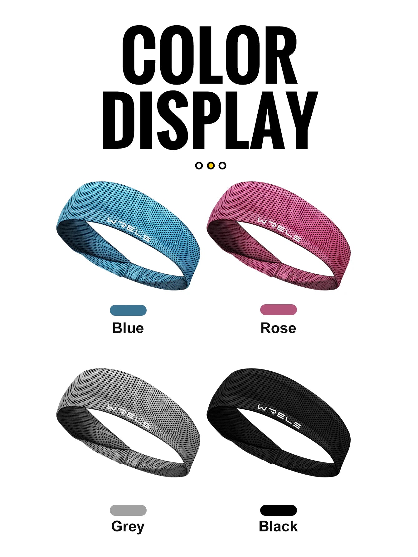 Breathable Fitness Headband | Non-Slip Sweatband for Summer Sports