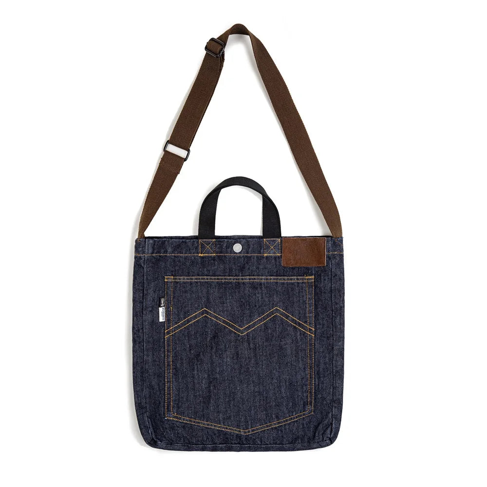Men's Retro Denim Shoulder Crossbody Bag for Everyday Use