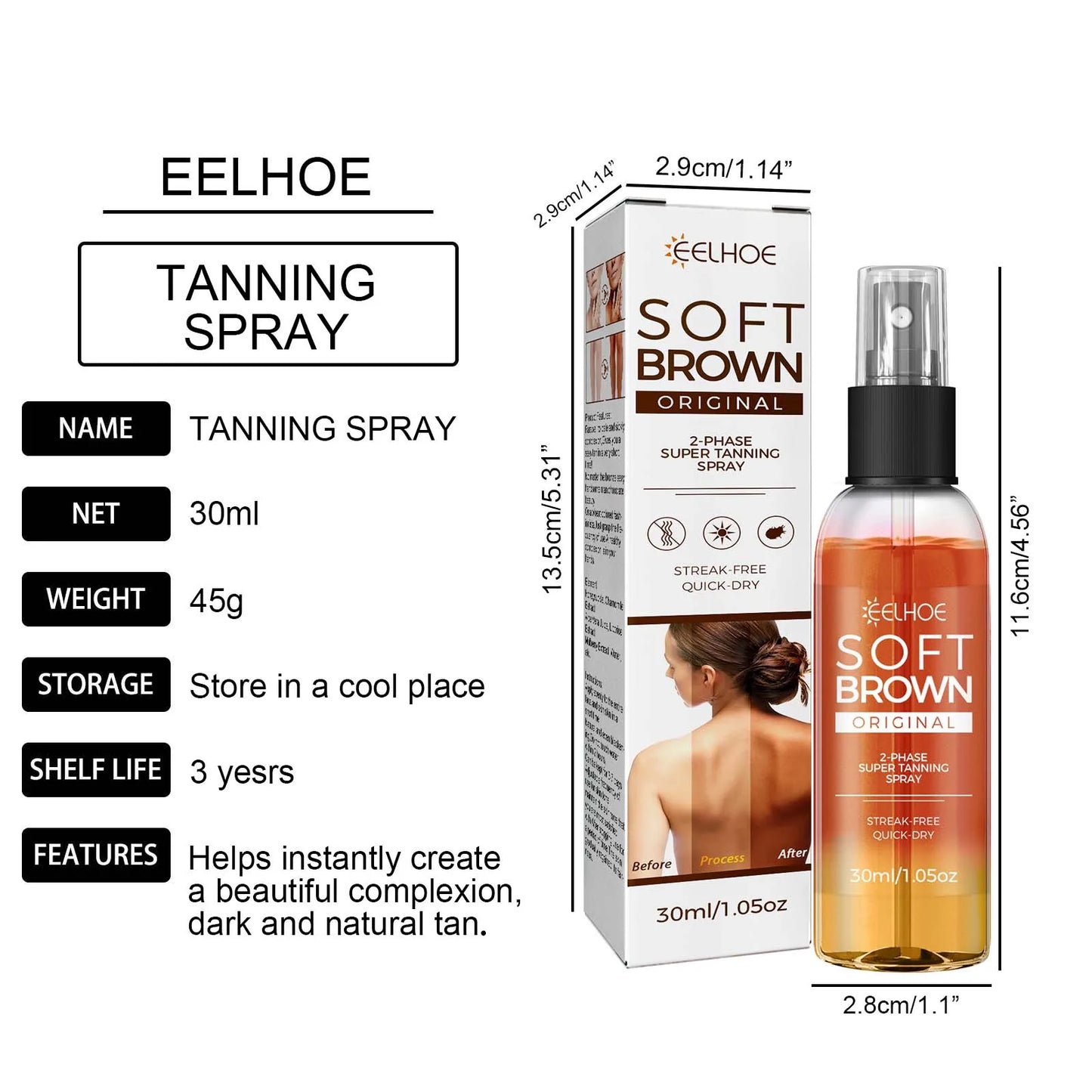 Moisturizing Body Tanning Spray for a Gorgeous Bronze Glow