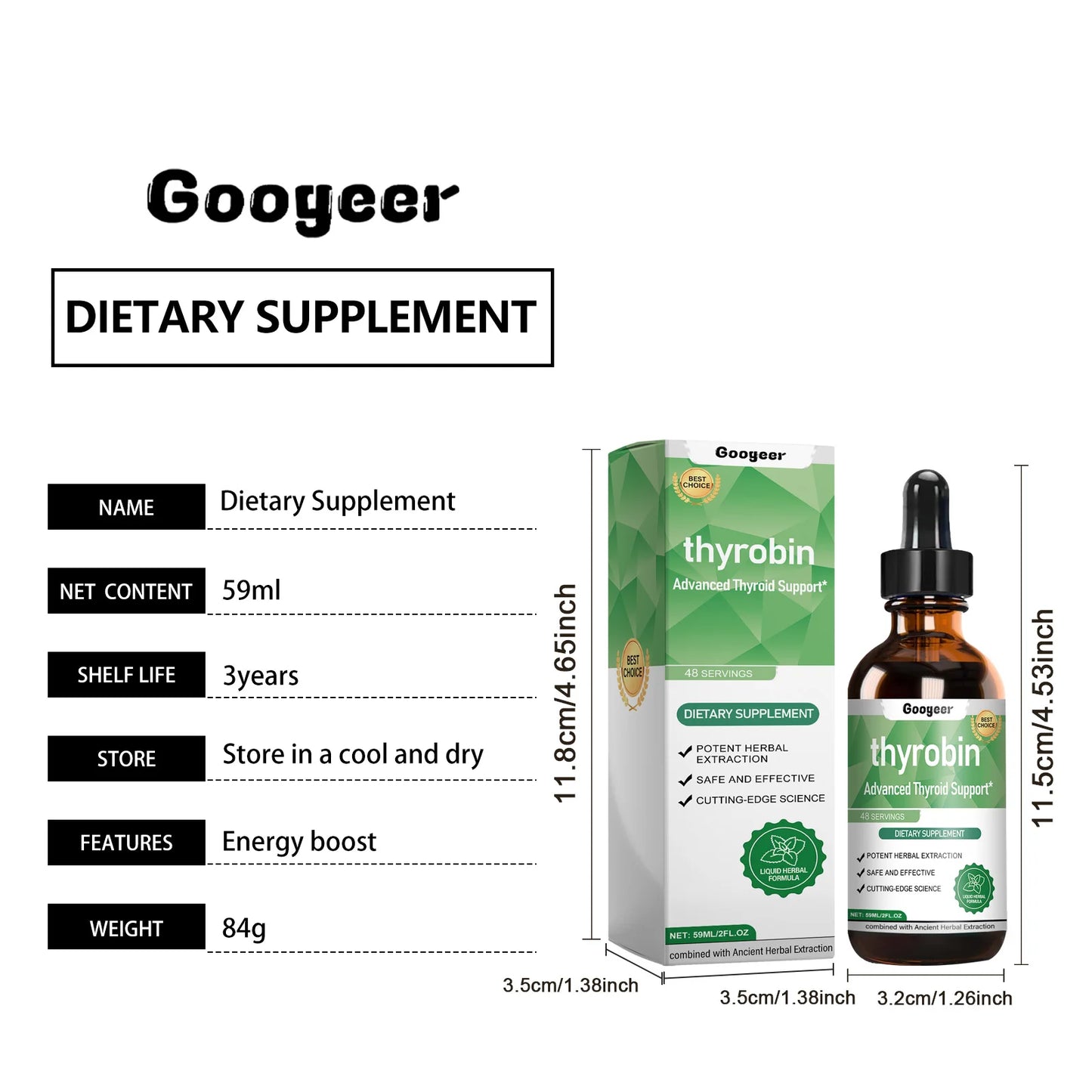 Thyroid Energy Drops | B Vitamins for Enhanced Vitality & Metabolism