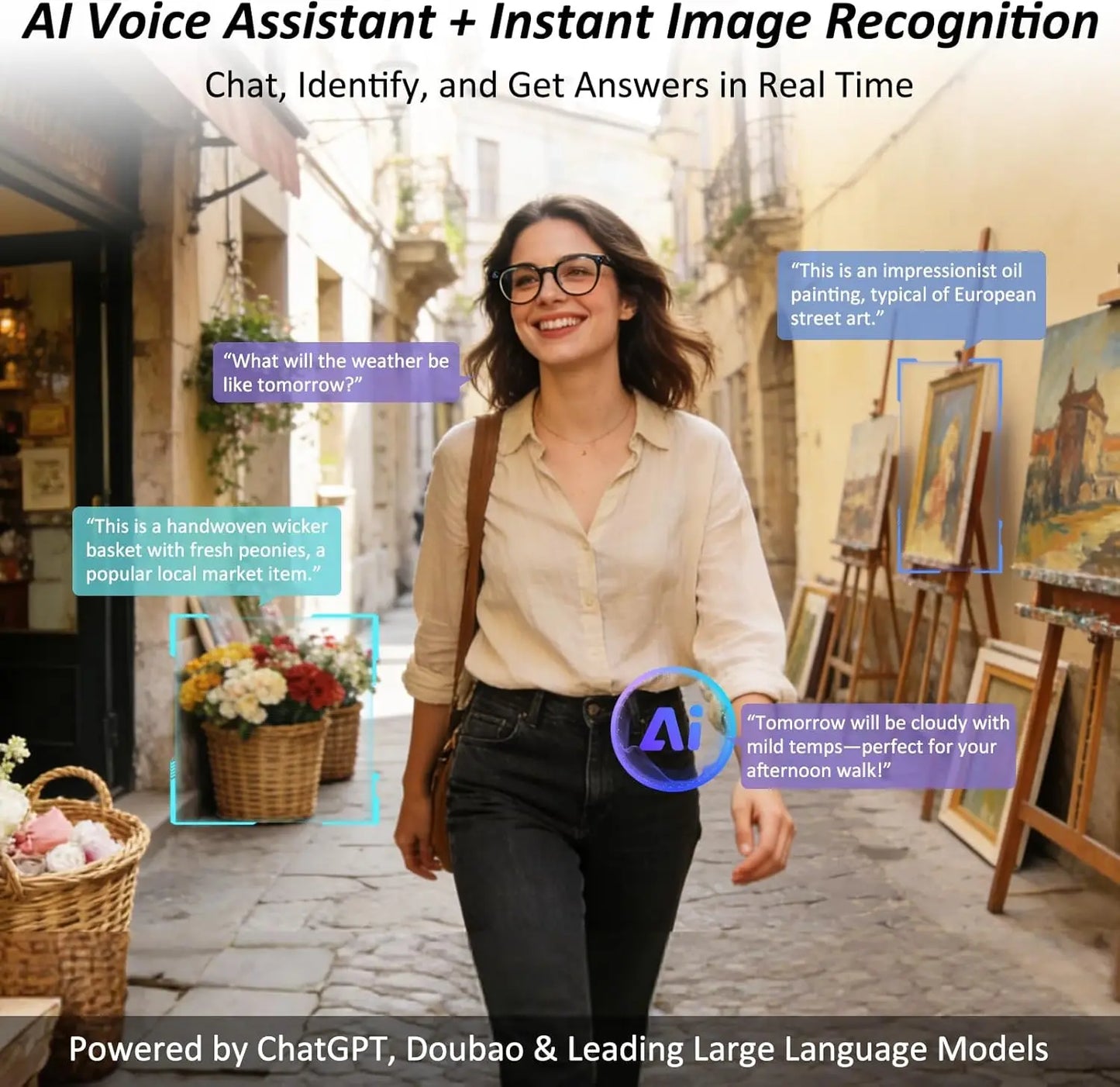 Large Capacity Smart Glasses with Translation & Recording Features