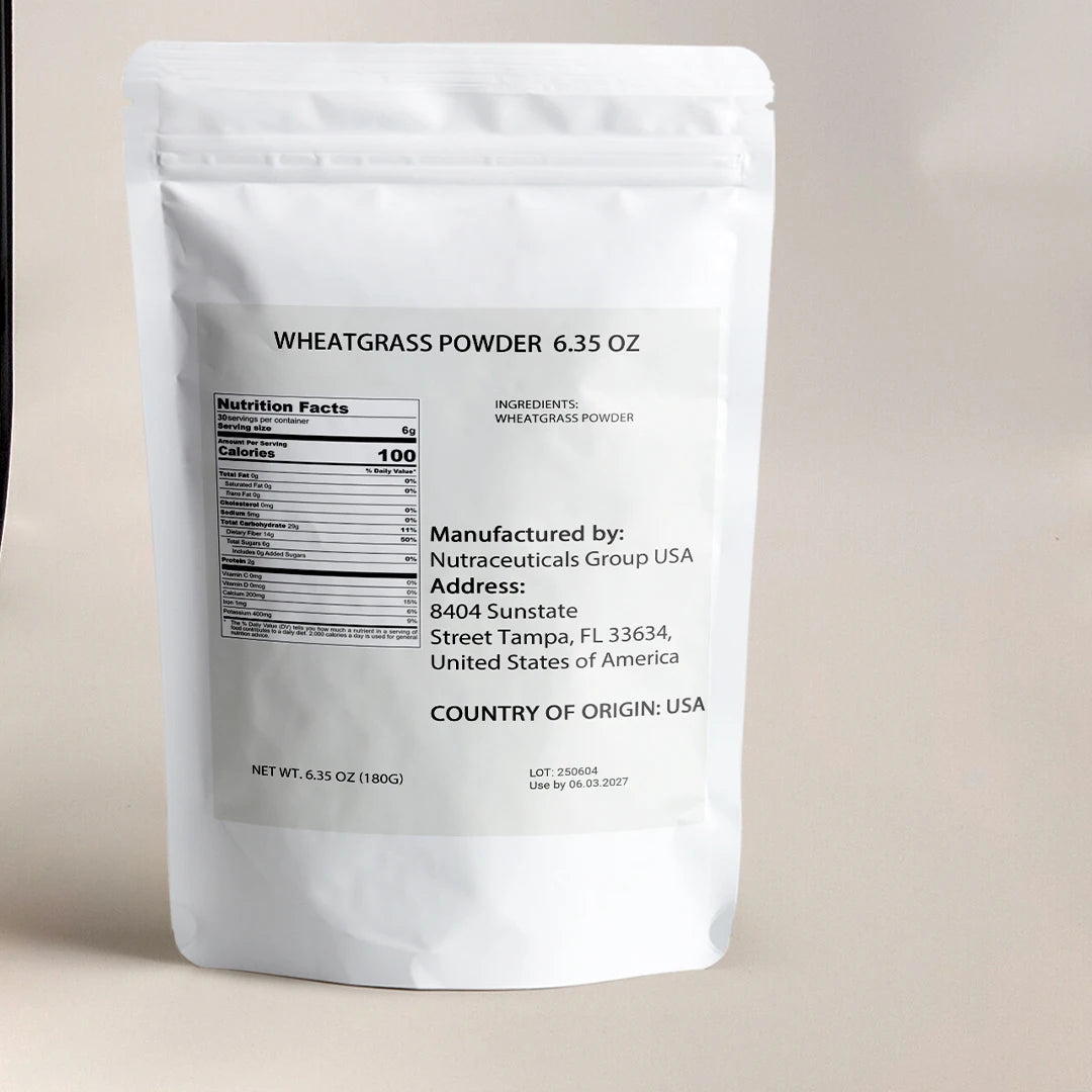 Wheatgrass Powder - Fresh Green Vegetable Powder for Smoothies