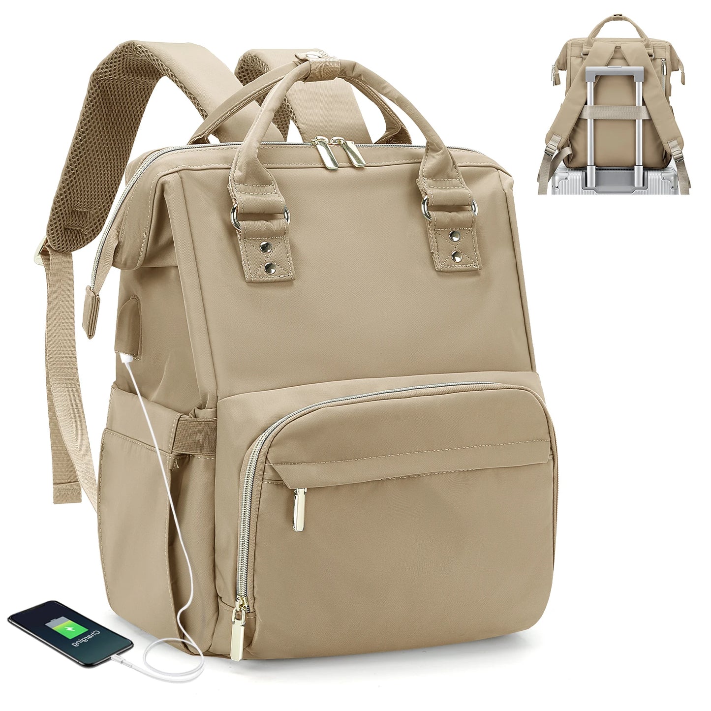 Stylish Water Resistant Laptop Backpack for Women | Perfect Travel Gear