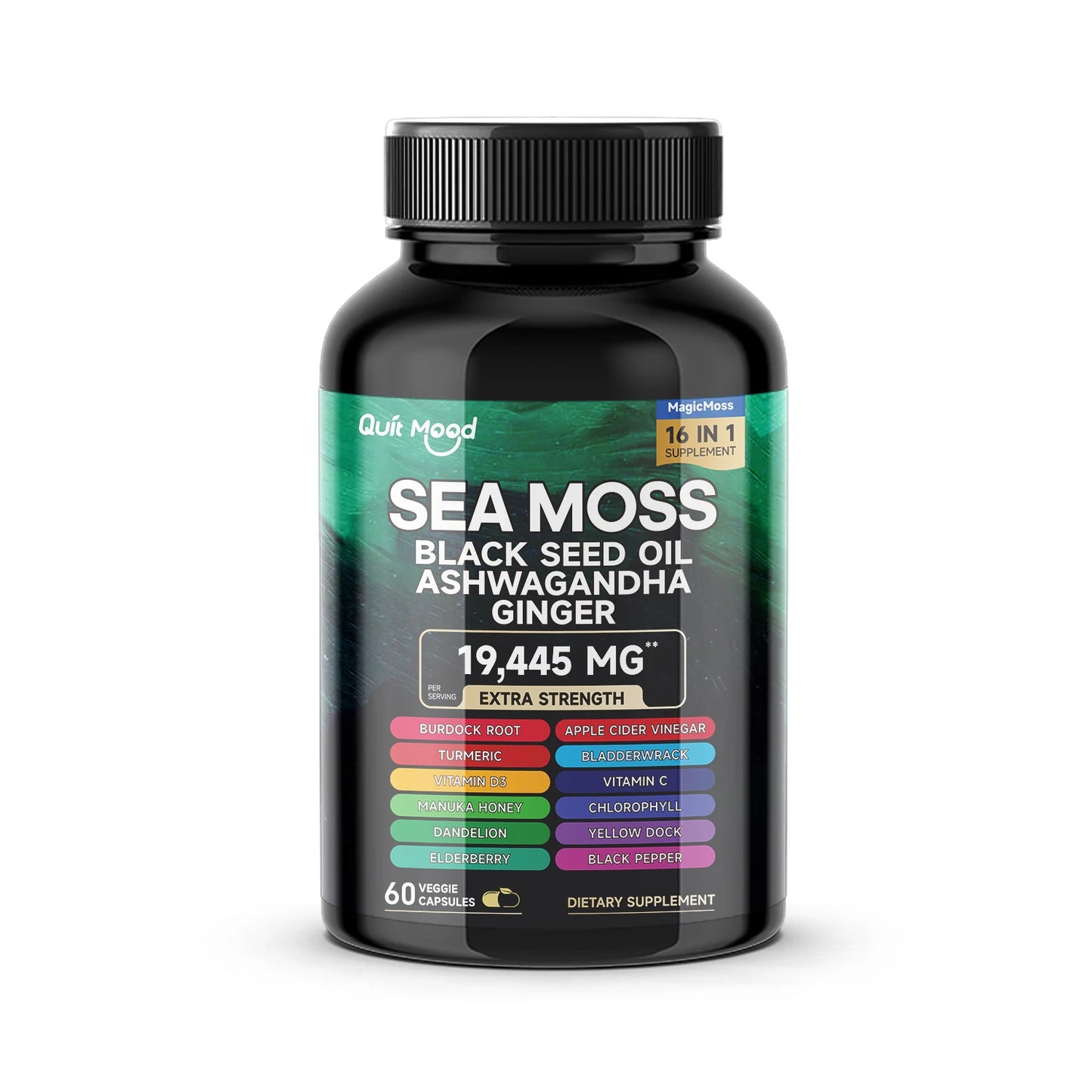 Energy-Boosting Sea Moss Shilajit Bundle with Black Seed Oil