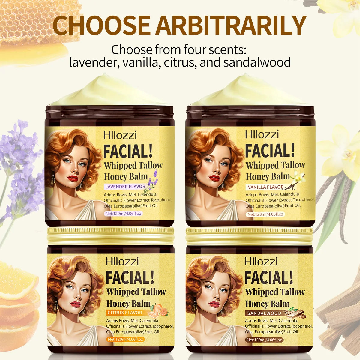 Moisturizing Whipped Tallow Cream | Nourishing Skin Care Lotion