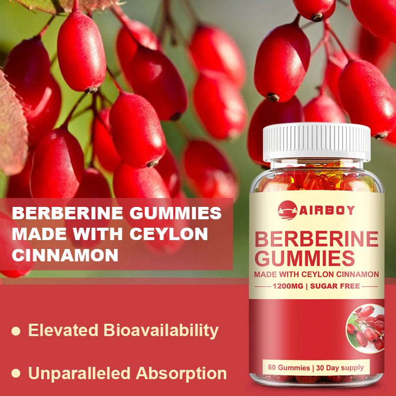 Berberine Gummies with Ceylon Cinnamon for Immune & Heart Health