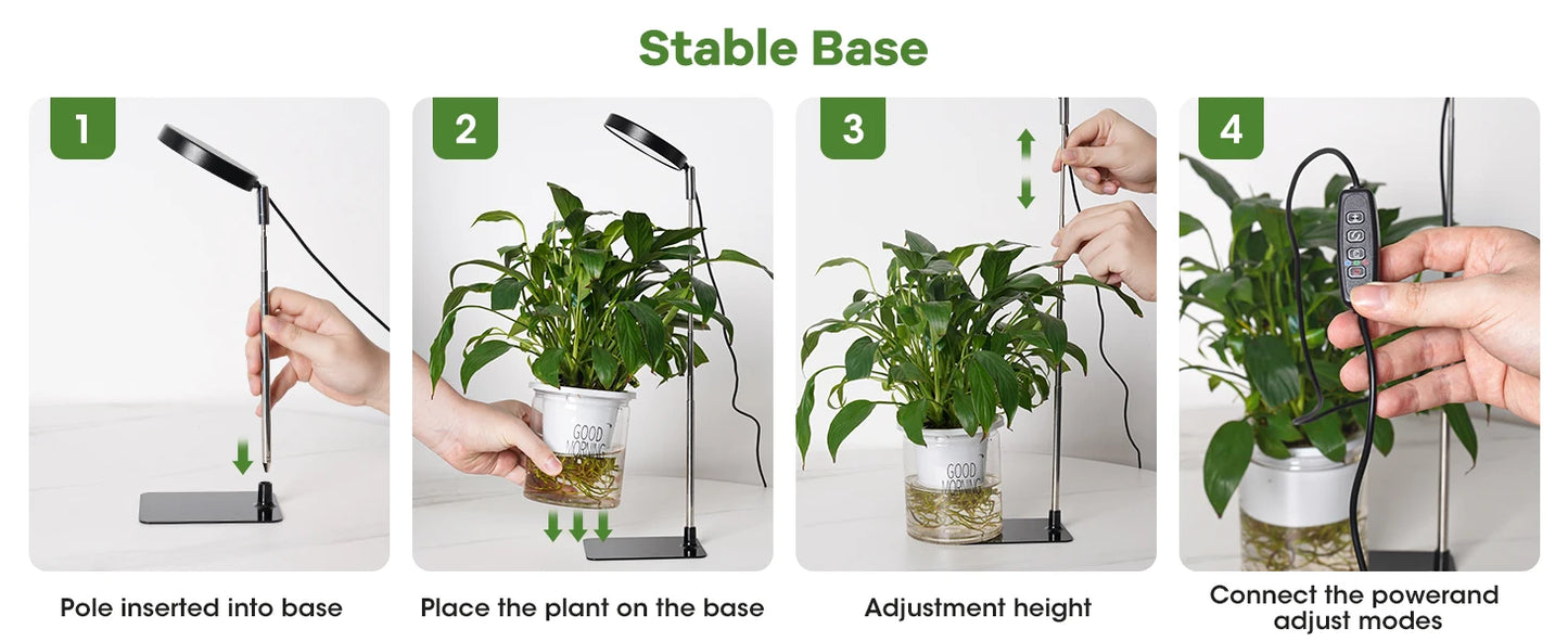 Full Spectrum LED Plant Grow Light for Indoor Gardens