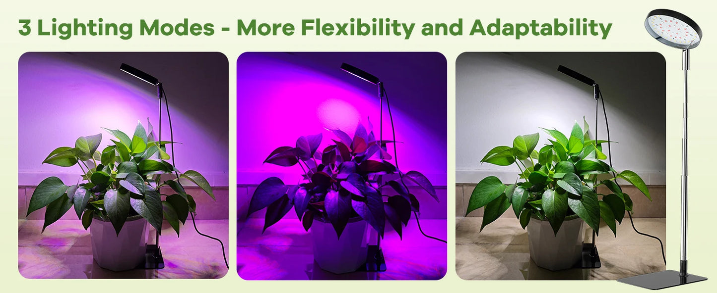 Full Spectrum LED Plant Grow Light for Indoor Gardens