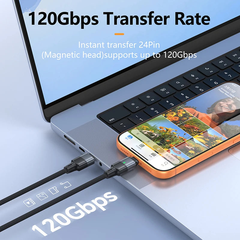 Super Fast Charging Magnetic USB C Cable | Universal Compatibility