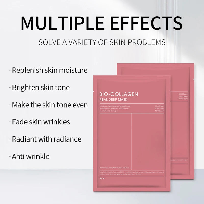 Hydrating Moisturizing Collagen Face Mask for Glowing Skin