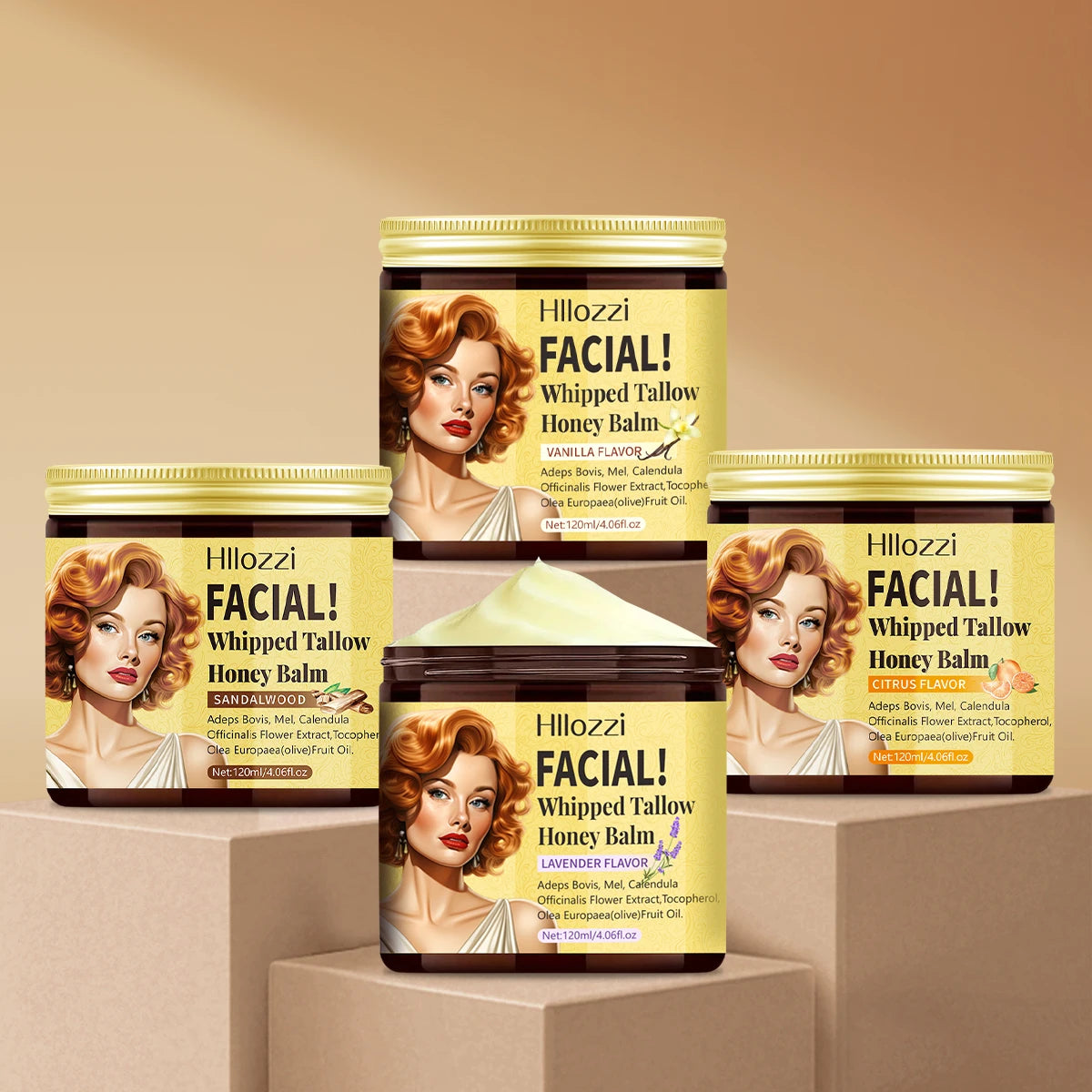 Moisturizing Whipped Tallow Cream | Nourishing Skin Care Lotion